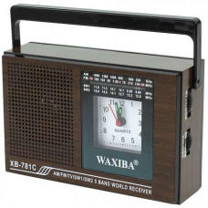 Radio portabil cu ceas XB-781 , alimentare la 220v si baterii